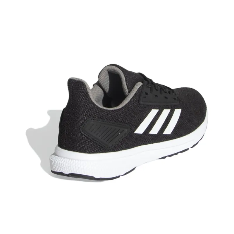 Adidas DURAMO 9 Cushioning Wear-Resistant Low-Top Running Shoes Men's Black White-3