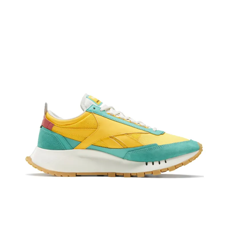 Reebok Kakao X Reebok Unisex Classic Legacy Running Shoes Yellow/Green-1