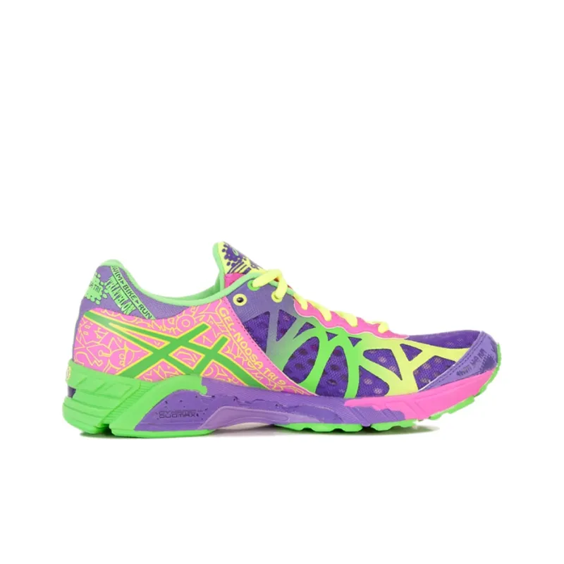Asics Gel-Noosa Tri 9 Anti-Slip Wear-Resistant Low-Top Running Shoes Women's Purple/Pink/Green-1