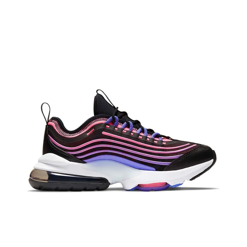 Nike Air Max ZM950 Cushioning Anti-Slip And Wear-Resistant Low-Top Running Shoes GS Black Purple Pink-1