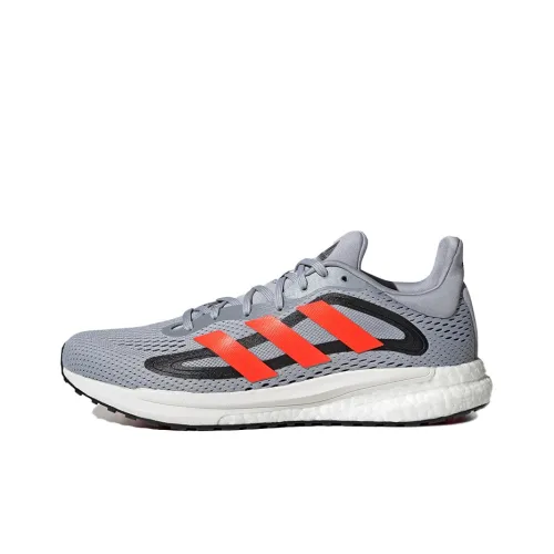 Adidas Solarglide 4 Halo Silver Solar Red