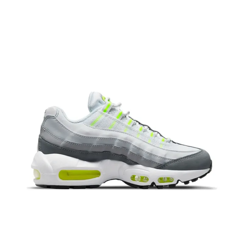Nike Air Max 95 Recraft White Grey Volt GS-1