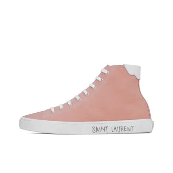 SAINT LAURENT Canvas Shoes Women's High Top Pink