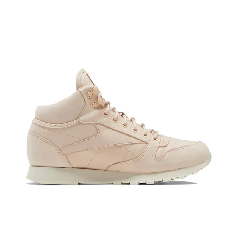 Reebok Classic Leather Mid Gtx Thin Minimalistic Cozy Retro Casual Shoes/Sneakers Unisex Lotus Pink-1