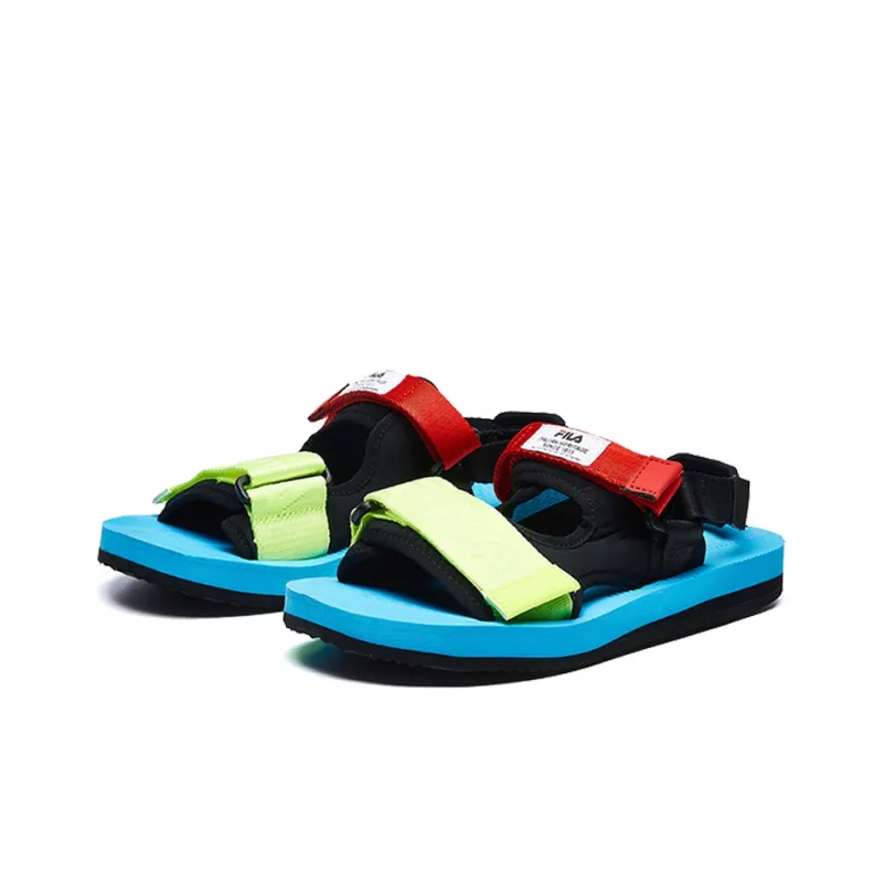 FILA FUSION Fila Capri Sandal Black/Blue/Red Women's-2