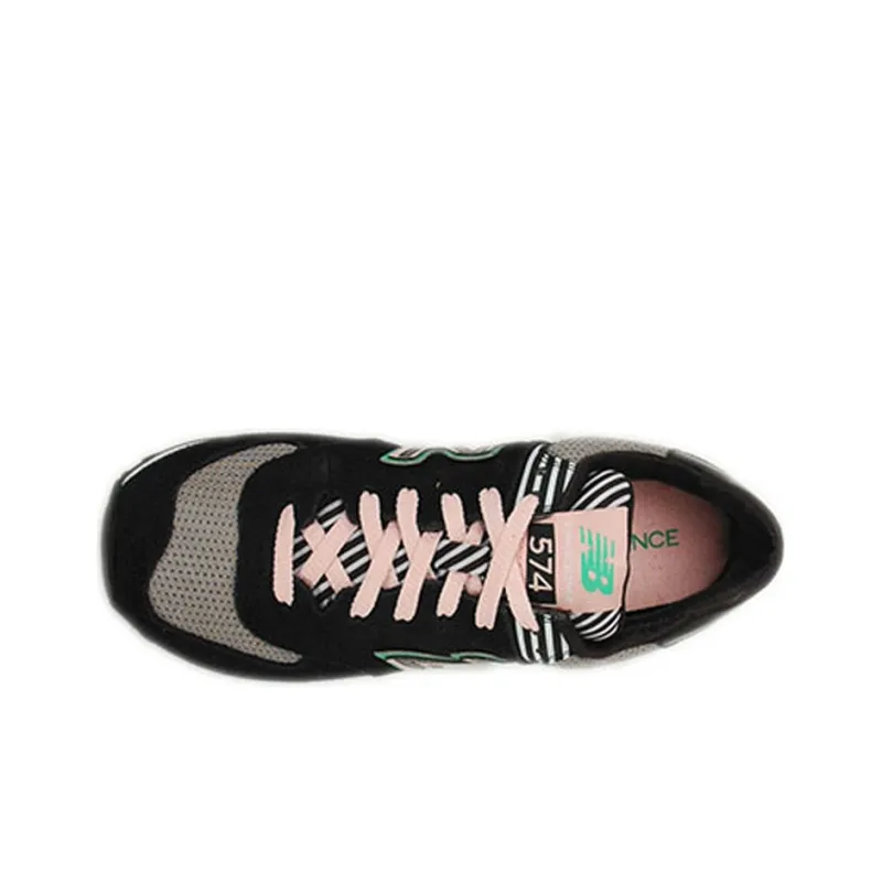 New Balance 574 Black Pink Women's-2