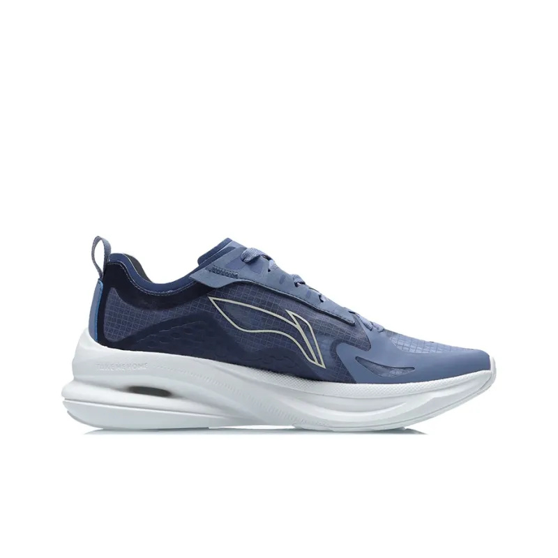LiNing Cushioning Support Low Top Running Shoes Unisex Starry Blue-1