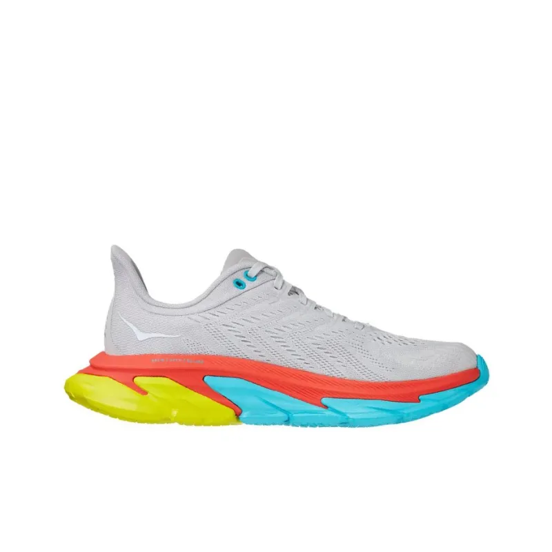 HOKA ONE ONE Clifton Edge Lunar Rock Cyan Red-1