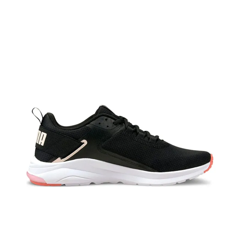 PUMA Electron Running Shoes Men Low-Top Black/White/Orange-1