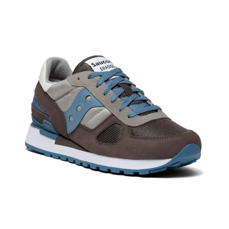 Saucony Shadow Original Running Shoes Men Low Top Blue/Gray/White-2