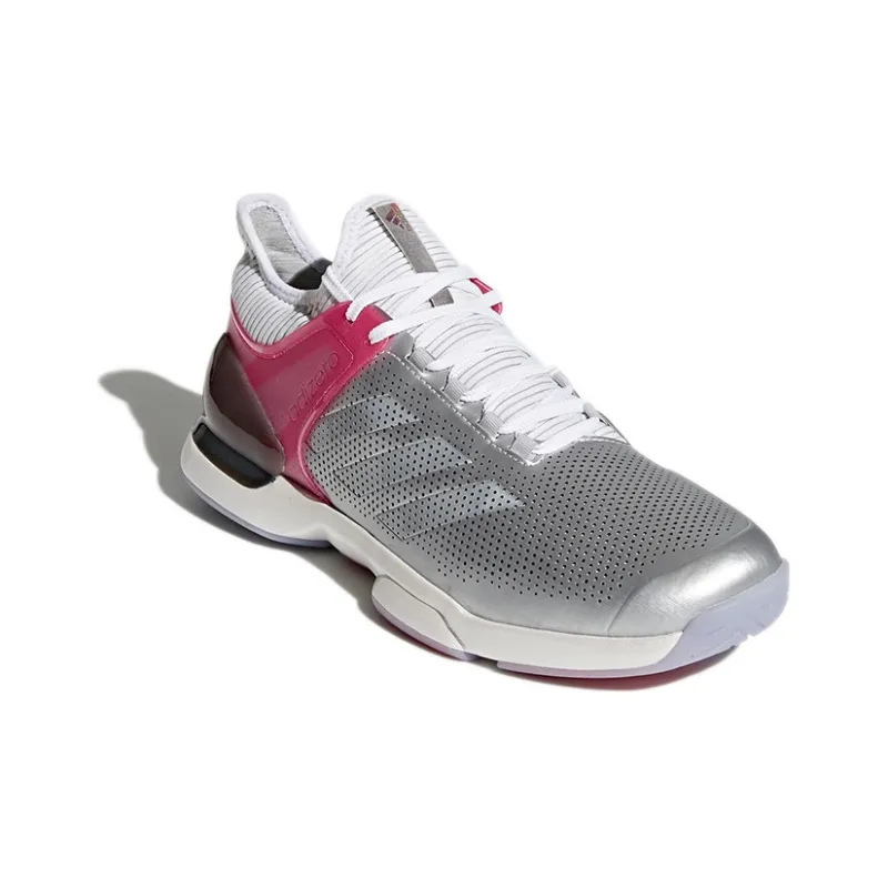 Adidas Adizero Ubersonic 2 Tennis Shoes Silver-2