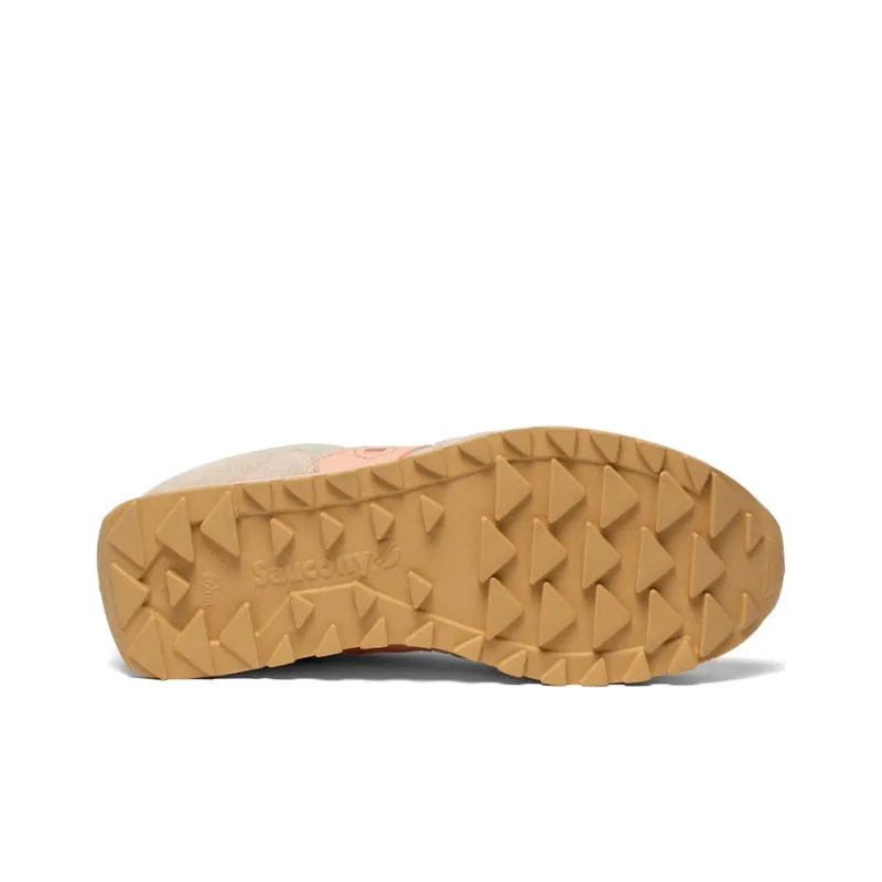Saucony Jazz Original Running Shoes Women's Low-Top Khaki/Pink-4