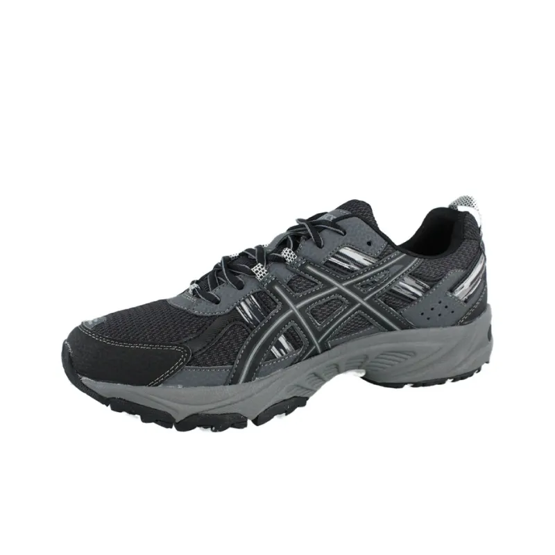 Asics Gel-Venture 5 Wear-Resistant Slip-Resistant Low-Top Running Shoes Men's Dark Gray 4E-Width-2