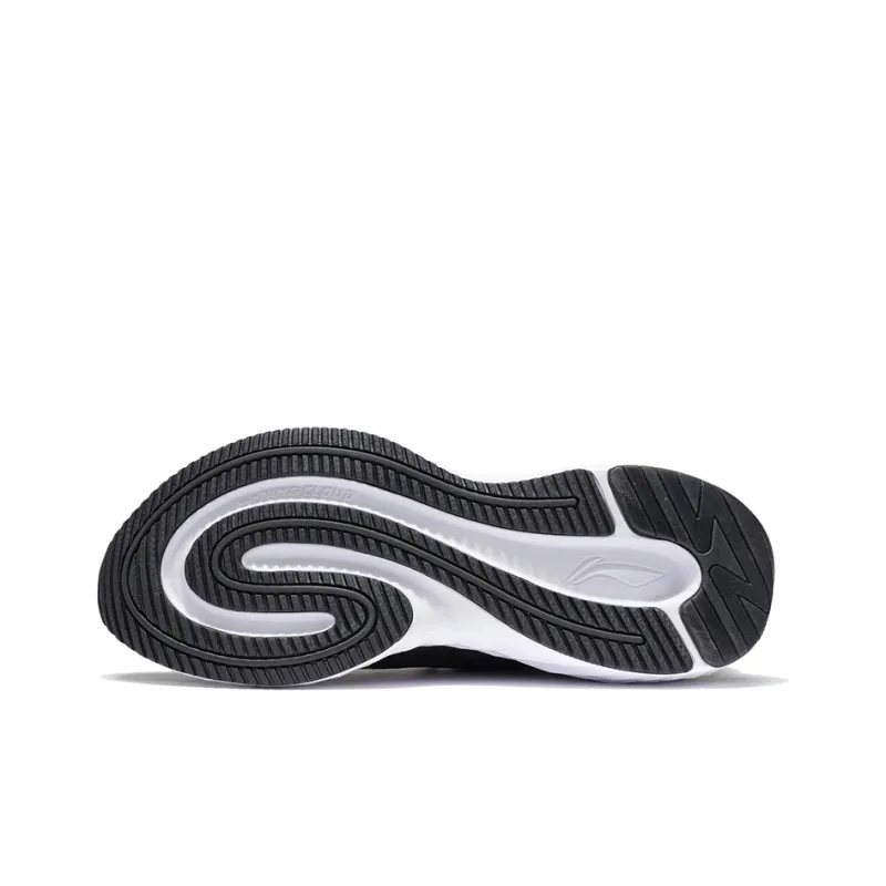 LiNing Running Collection Cushioning Abrasion Resistant Lightweight Low Top Running Shoes Men's Black-3