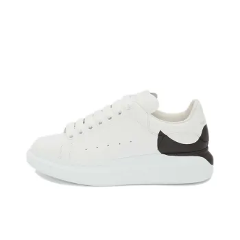 Alexander McQueen Oversized Sneaker 'White Black Heel' Women's