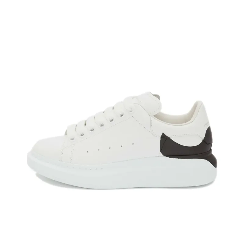 Alexander McQueen Oversized Sneaker 'White Black Heel' Women's-0