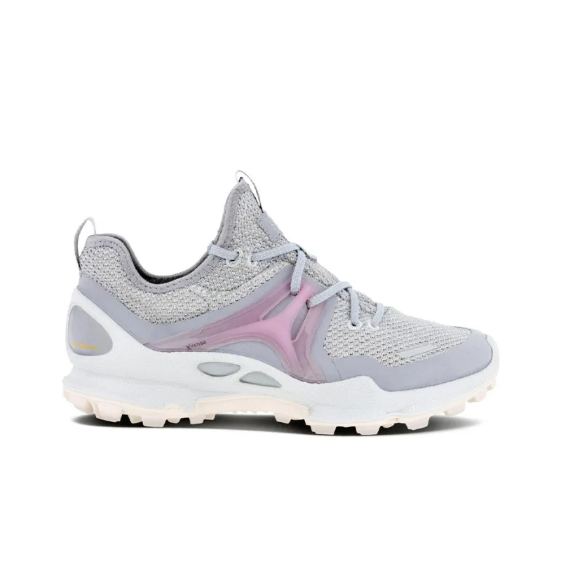 Ecco Biom C Trail Low Top Running Shoes Women's Silver Gray-1