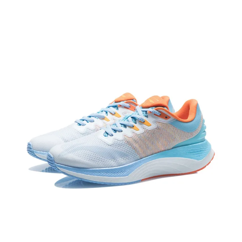 LiNing YueYing Yueying Cushioning Anti-Slip And Wear-Resistant Low-Top Running Shoes Blue Orange-2
