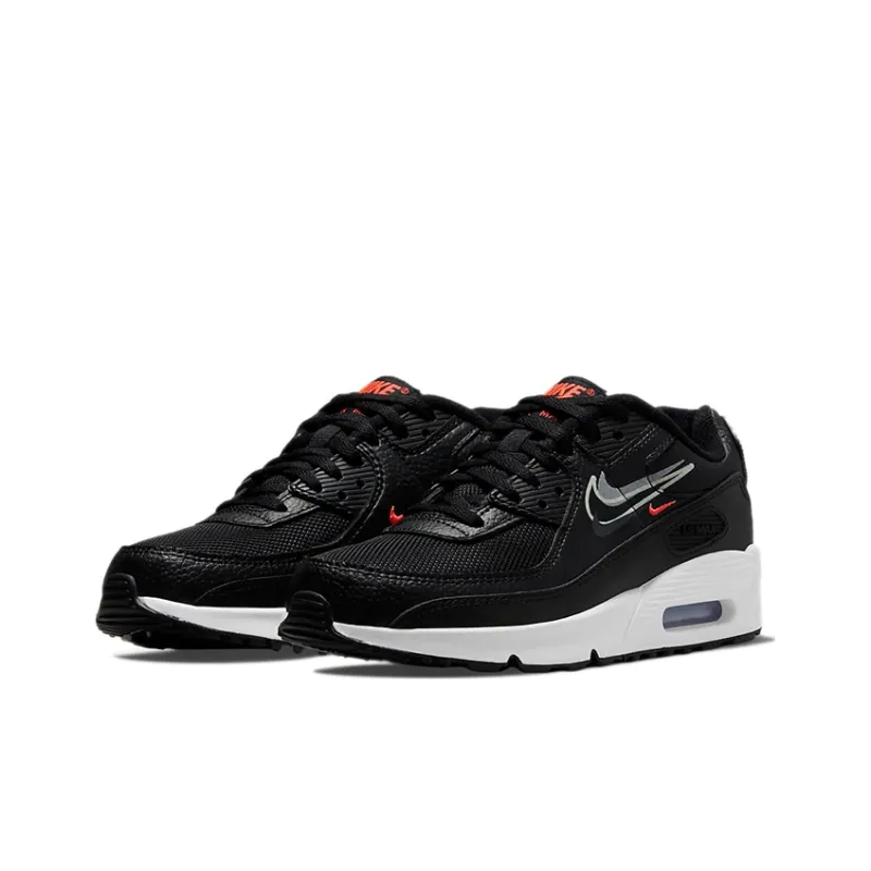 Nike Air Max 90 'Black Bright Crimson' GS-2