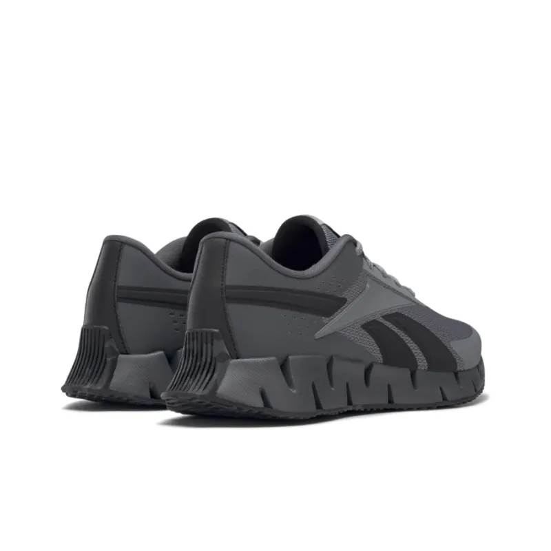 Reebok Zig Dynamica 2 Cushioning Wear Resistant Grey 'Black Gray'-3