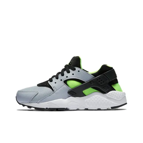 Nike Air Huarache Wolf Grey Electric Green GS