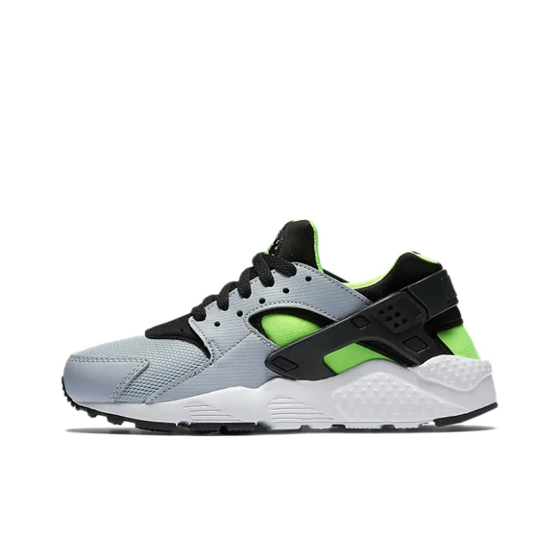 Nike Air Huarache Wolf Grey Electric Green GS-0
