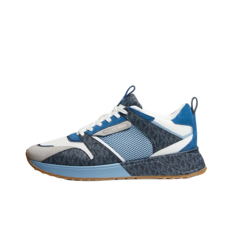 MICHAEL KORS Theo Cushioning Anti-Slip And Wear-Resistant Low-Top Casual Shoes Men's Blue-0