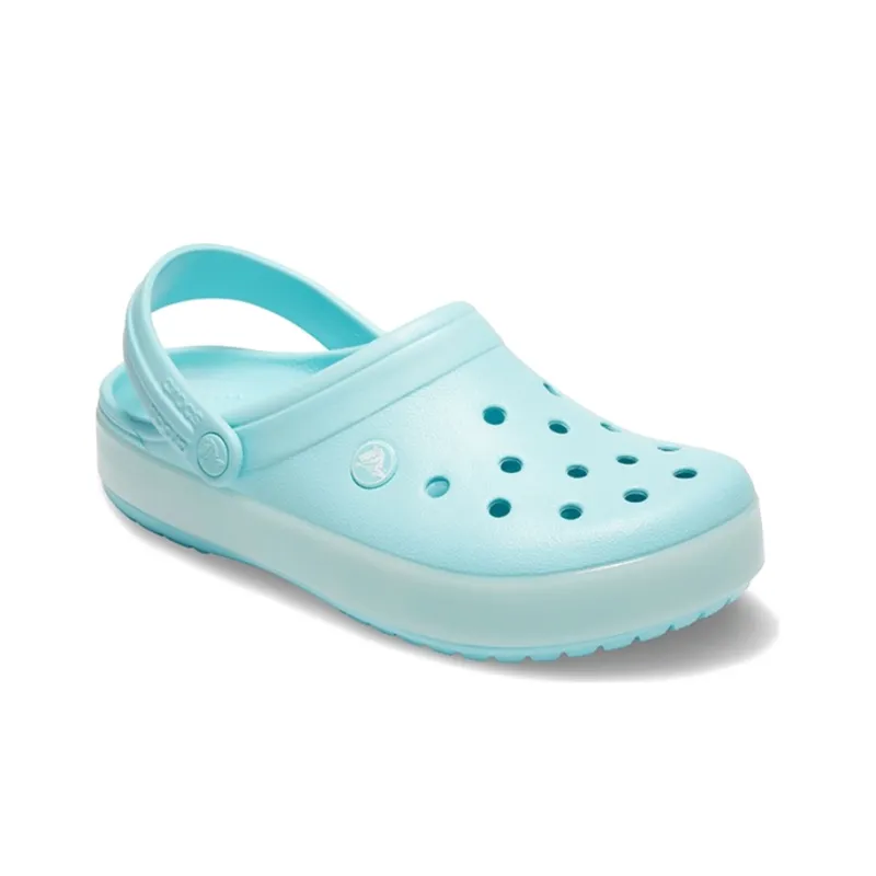 Crocs Classic Clog Translucent Beach Ice Blue Sandals-1