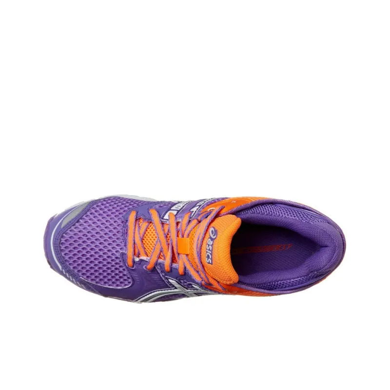 Asics Gel-DS Trainer 17 Anti-Slip And Wear-Resistant Breathable Low-Top Running Shoes Women's Taro Purple Orange-2