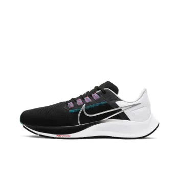 Nike Air Zoom Pegasus 38 Black White Chlorine Blue