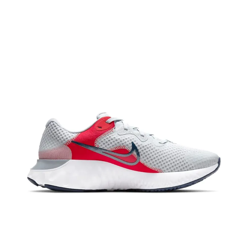 Nike Renew Run 2 Pure Platinum Chile Red-1