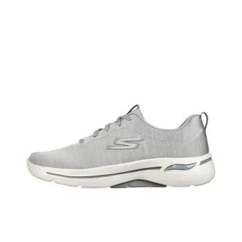 Skechers Go Walk Arch Fit Abrasion Resistant Low Top Running Shoes Women's Gray