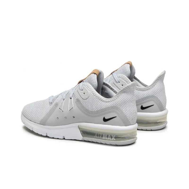 Nike Air Max Sequent 3 Pure Platinum Black White Women's-3