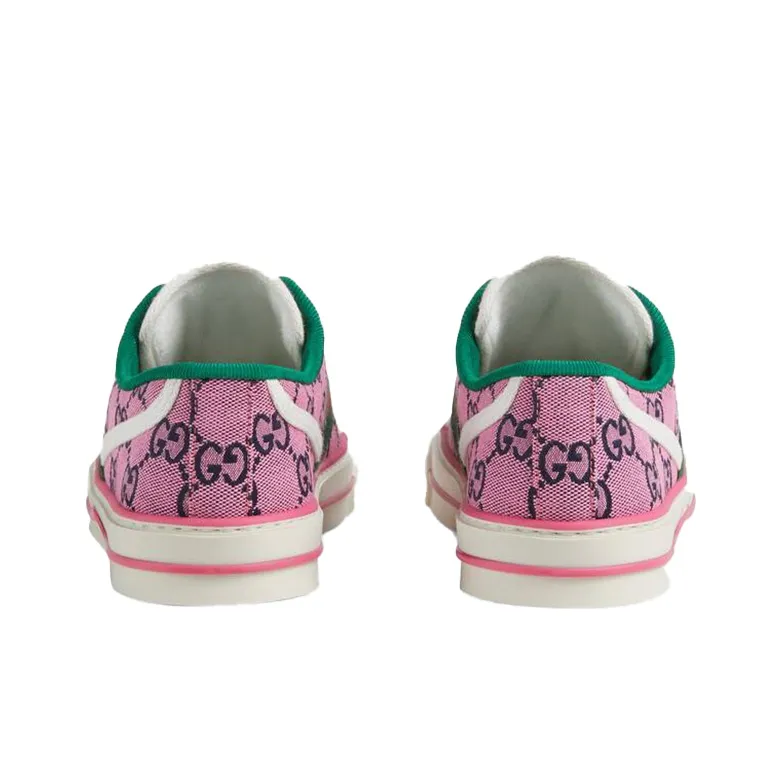 GUCCI Tennis 1977 Multicolor Model Stylish Skateboarding Shoes Women's Pink Purple-3