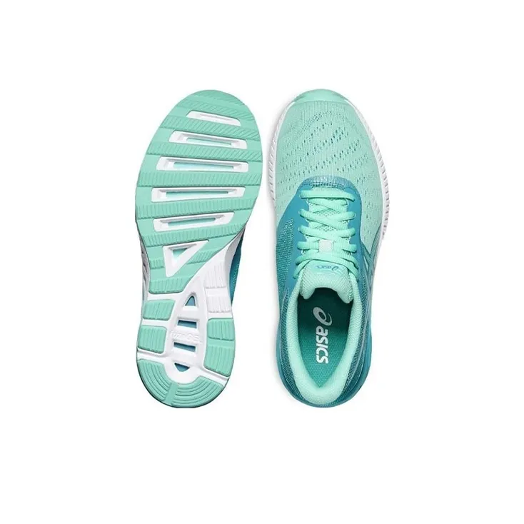Asics Fuze Lyte Slip-Resistant Breathable Low-Top Running Shoes Women's Green Blue-3