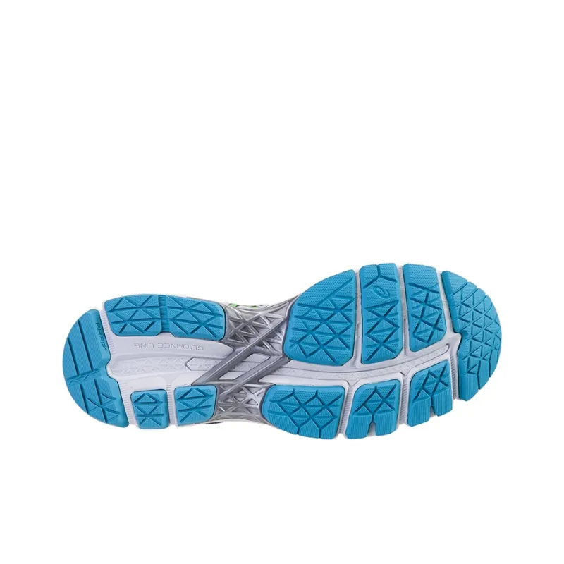 Asics Gel-Kayano 22 Slip-Resistant Low-Top Running Shoes Women's White Silver-5