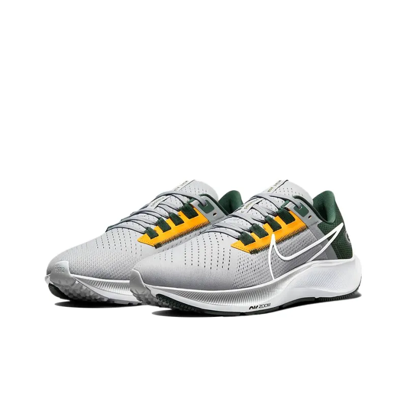 Nike Air Zoom Pegasus 38 Green Bay Packers Grey-2