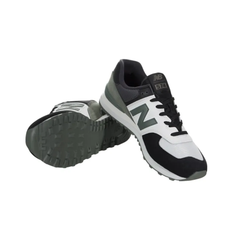 New Balance 574 Series Low Top Black/White/Grey-3