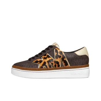 MICHAEL KORS Chapman Low-Top Stylish Skateboarding Shoes Women's Brown