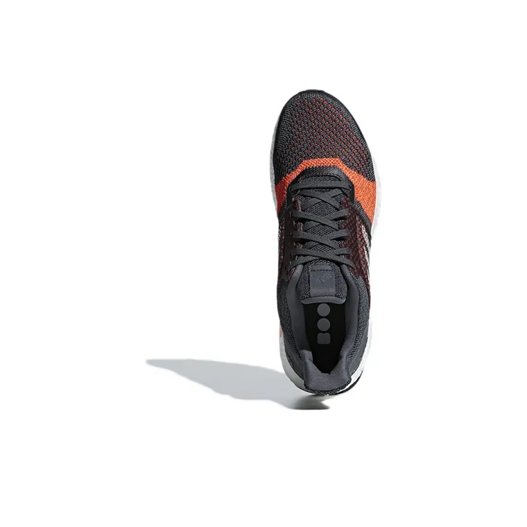 Adidas Slip-Resistant Breathable Low-Top Running Shoes Unisex Gray-brown-orange-4