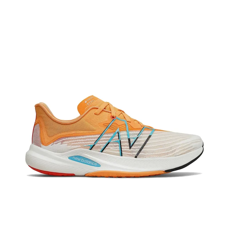 New Balance FuelCell Rebel V2 'White Habanero'-1