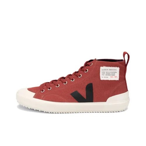 VEJA Skateboard Shoes Unisex High-Top Red