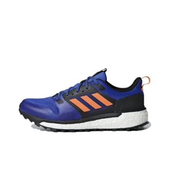 Adidas Supernova Trail Slip-Resistant Low-Top Running Shoes Men's Blue Black Orange