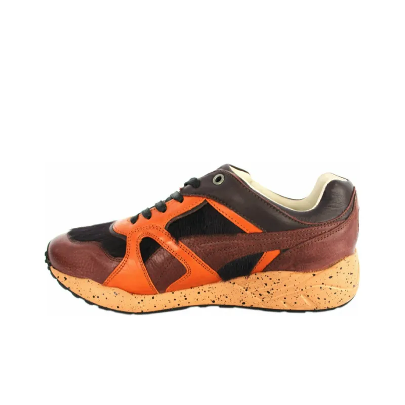 PUMA Trinomic Xs500 Cushioning Anti-Slip Wear-Resistant Breathability Low-Top Running Shoes Men's Orange Brown-0