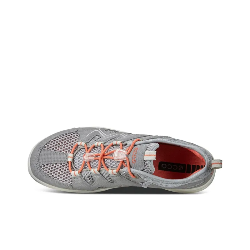 Ecco Terracruise Lt Cushioned Slip Resistant Reflective Low Top Trekking Shoes Women's Gray-2