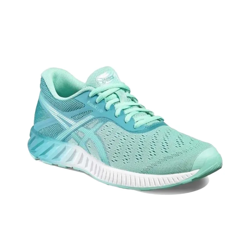 Asics Fuze Lyte Slip-Resistant Breathable Low-Top Running Shoes Women's Green Blue-1