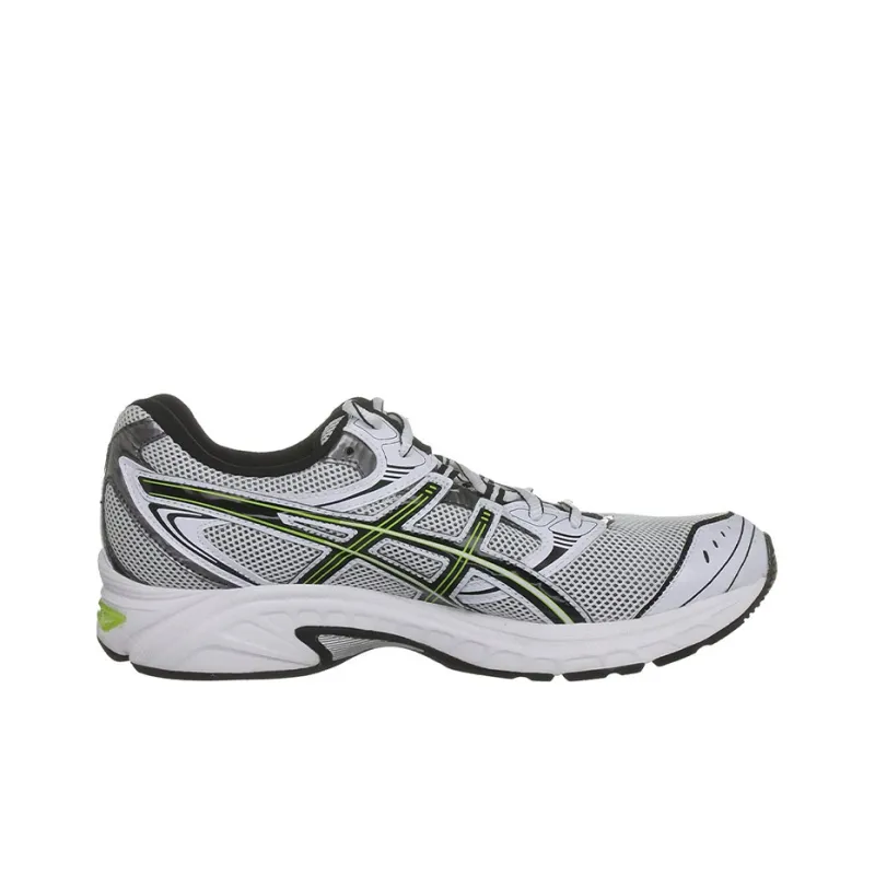 Asics Gel-Oberon 6 Low-Top Running Shoes Men's White Black Yellow-1