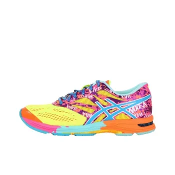 Asics Gel-Noosa Tri 10 Wear-Resistant Low-Top Running Shoes Women's Yellow Blue