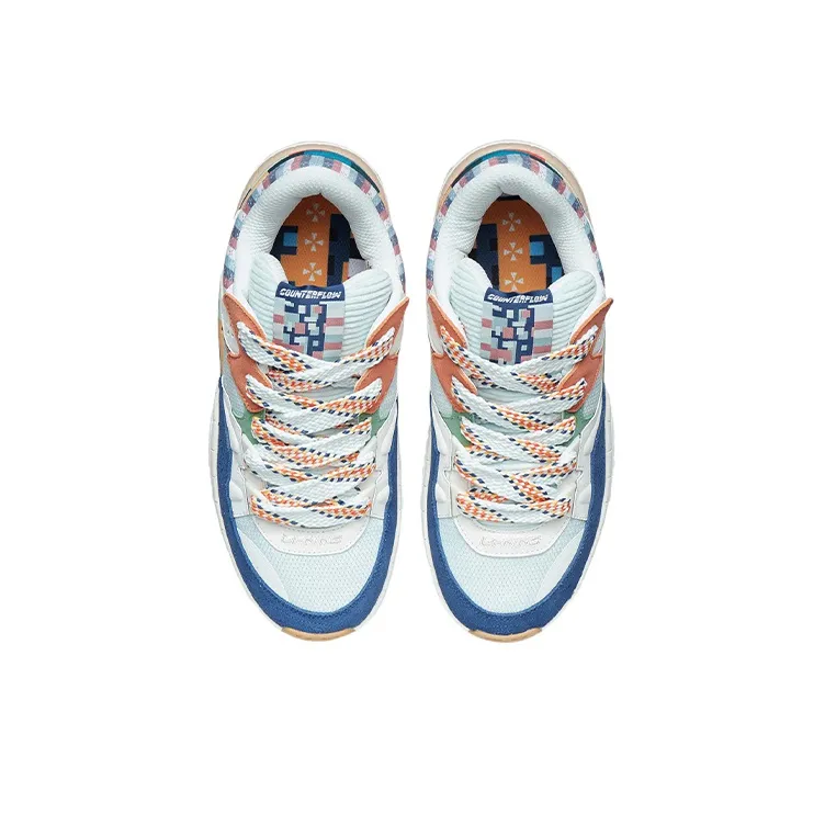 LiNing CF The One Low-Top Casual Shoes Men's Blue-2
