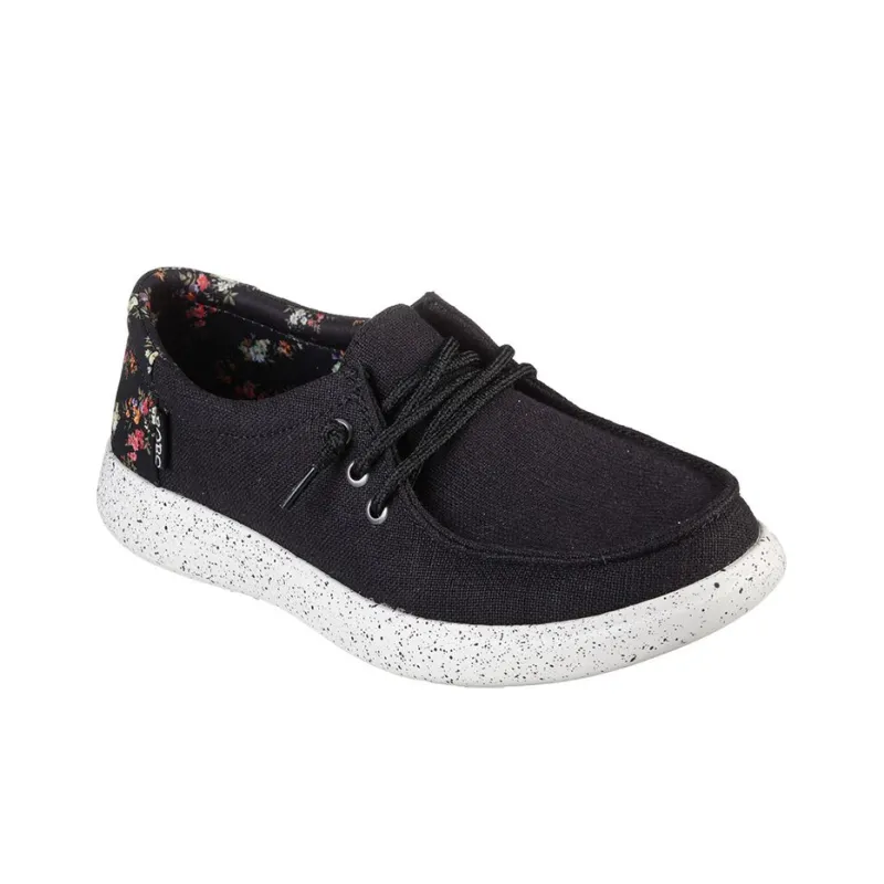 Skechers Bob's Skipper - Laurel Oak Cushioning Anti-Slip And Wear-Resistant Low-Top Casual Shoes Women's Black-2